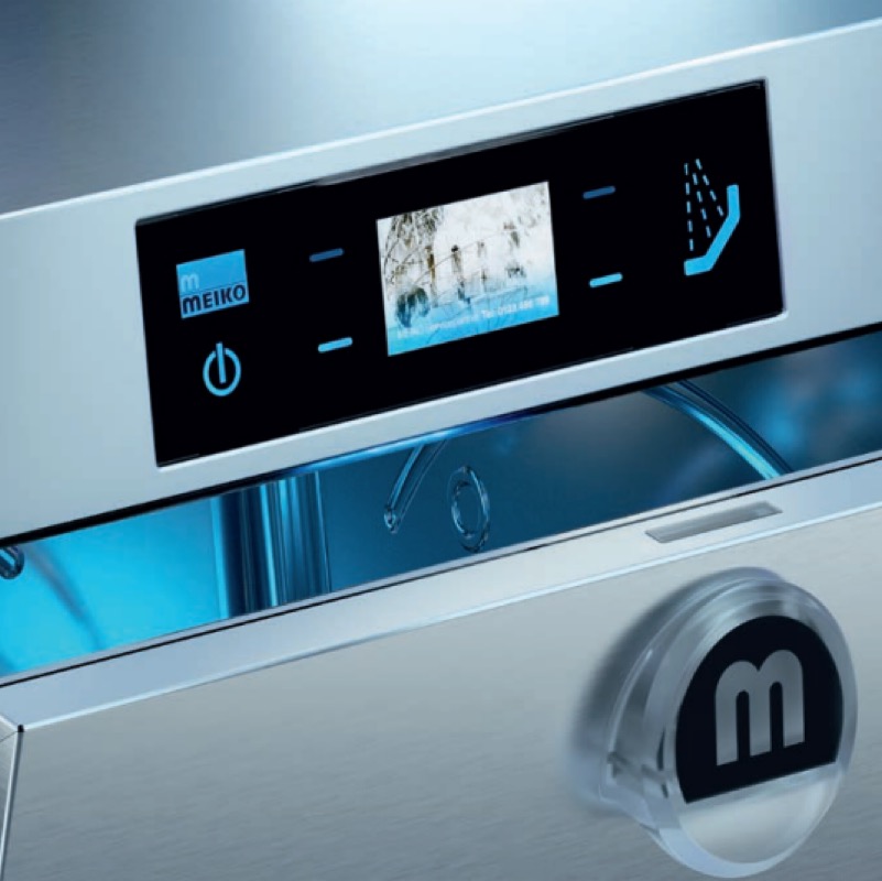 The Solution Meiko Undercounter Dishwashers & Glasswashers come with a smart sensor system monitoring every aspect of the machine's operation.