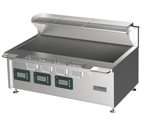 Synergy Grill ST1305 Triple Burner Clever Cooking Grill