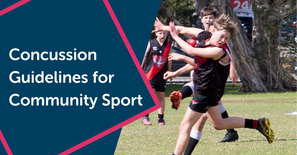 Concussion Guidelines for Community Sport 