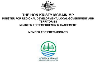 Progressing bespoke governance for Norfolk Island