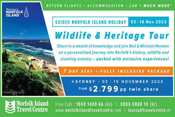 Norfolk Island Wildlife & Heritage Tour with Neil & Michael Hermes