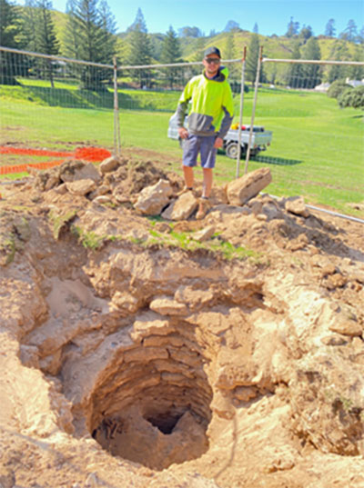 Links to the past – historic well uncovered at golf course