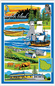 NI Teatowel with pictures