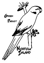 We Print to Order - Green Parrot