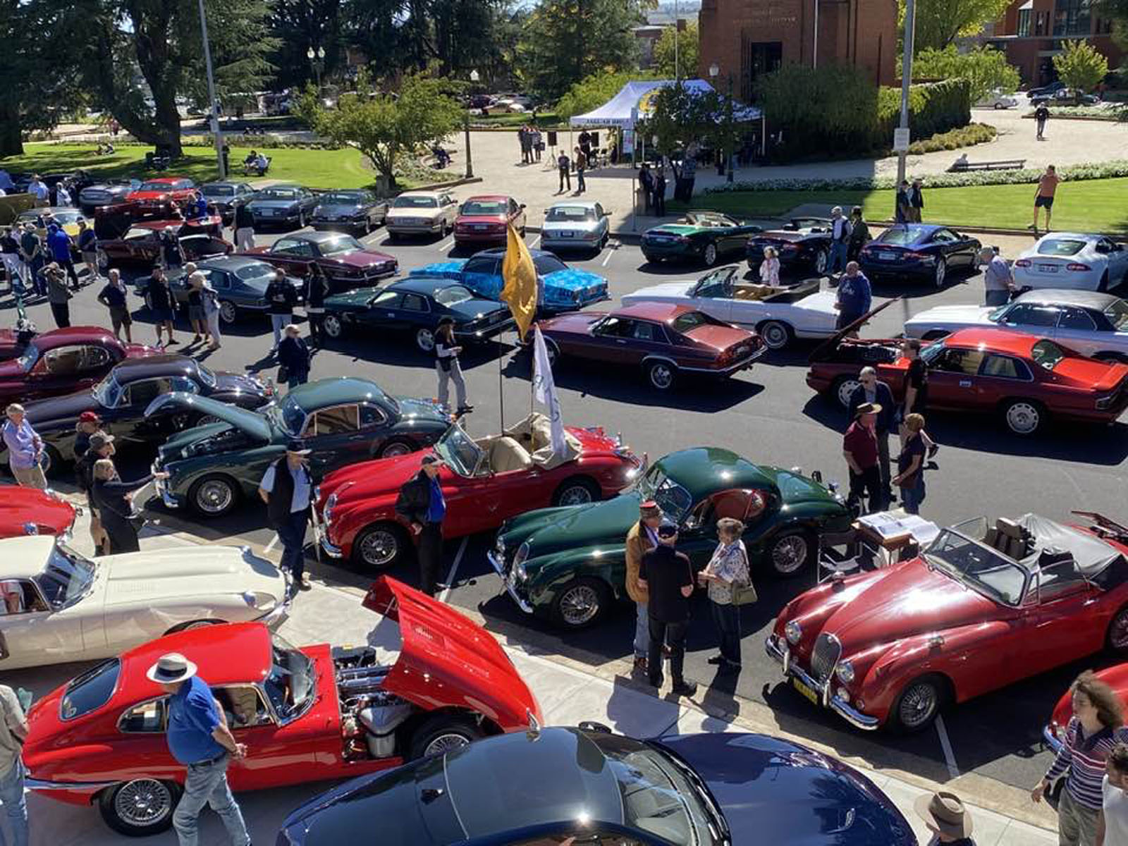 53rd Jaguar National Rally Display Day Bathurst town Centre