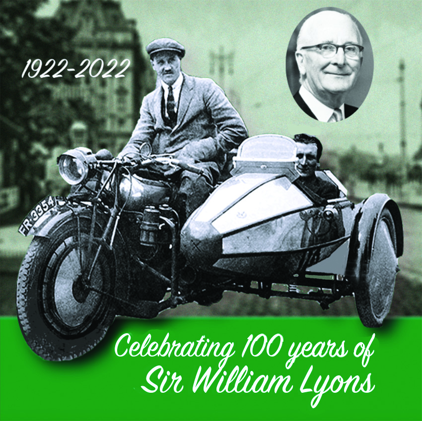 100 Years of Sir William Lyons Windscreen or Window decal