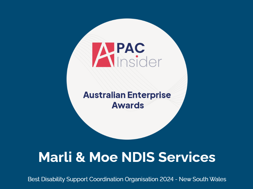 Celebrating Success: Marli and Moe Wins Best Disability Support Coordination Organisation 2024 - New South Wales