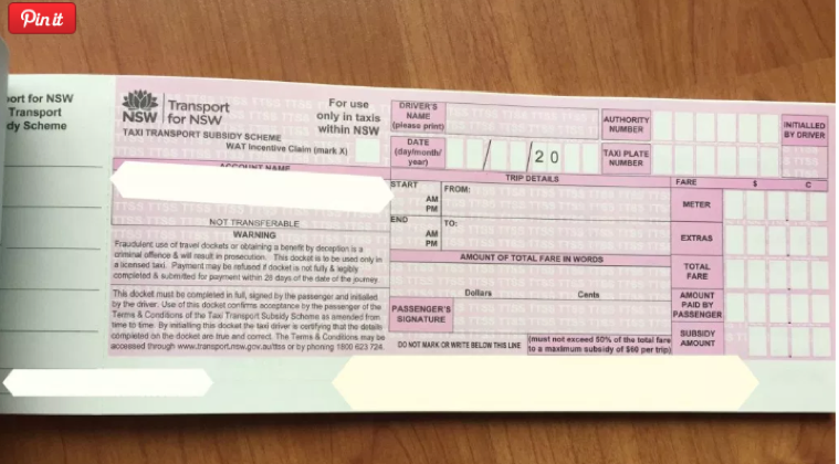 Disability Parking | Companion Cards and Taxi Vouchers