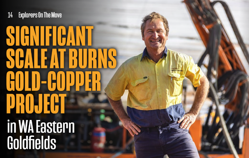 Significant scale at Burns Gold-Copper Project