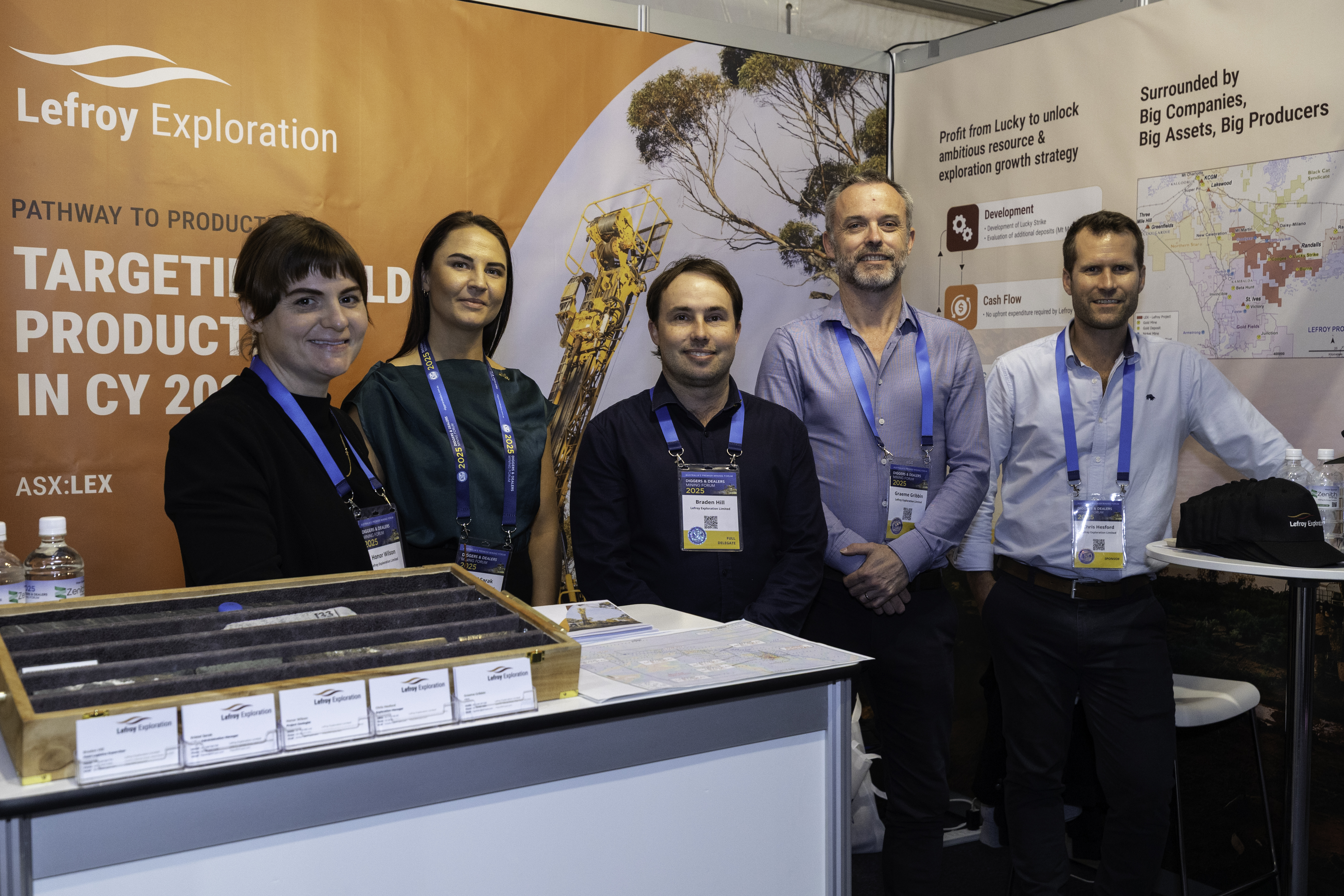 Lefroy team at Diggers and Dealers Conference  2025