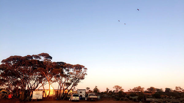 Exploration camp at the Eastern Lefroy Project