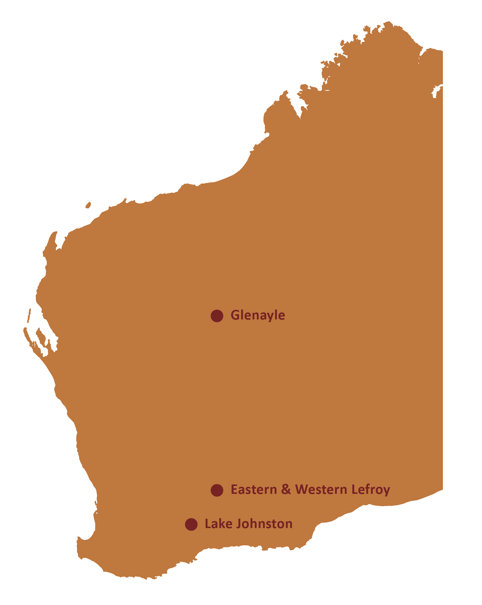 Lefroy Projects Map