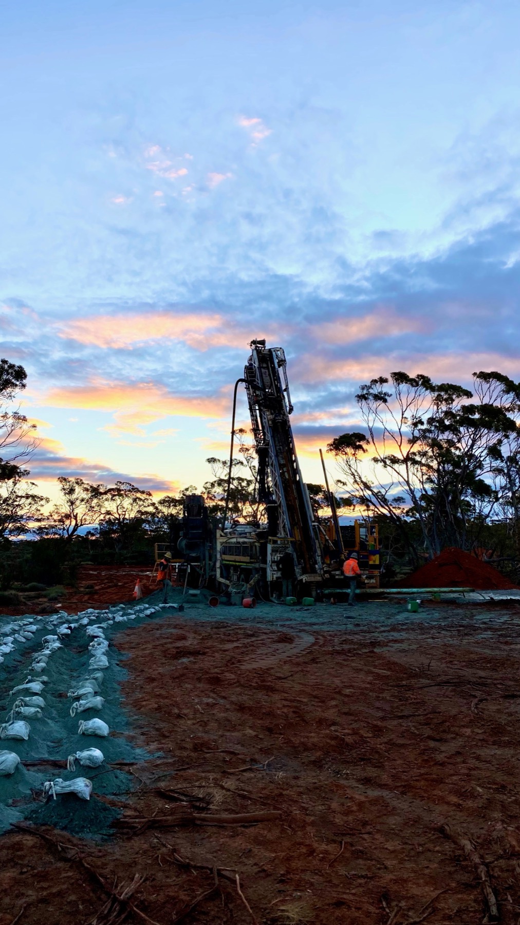 RC Drilling at the Burns prospect
