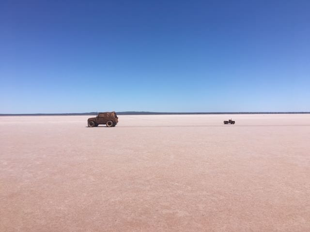 Suzuki on Lake Lefroy
