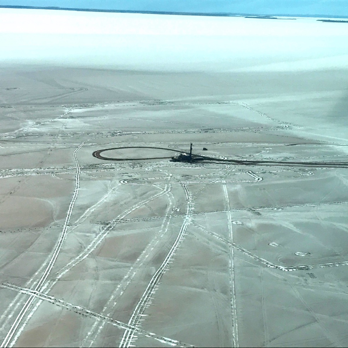 Lake Drilling at the Zanex target