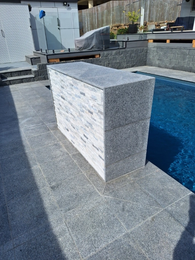 Pool Fountain Retiling 