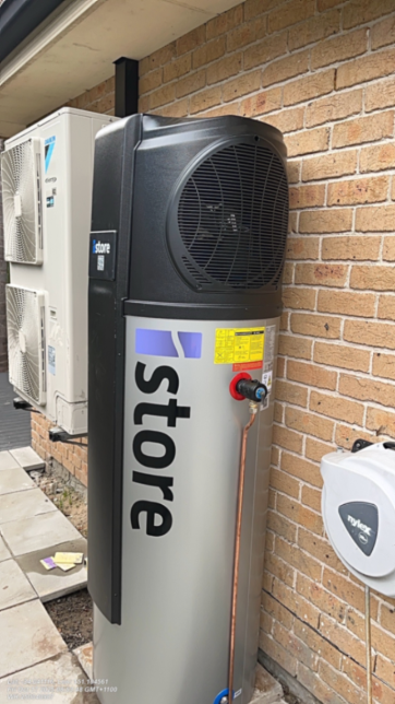 Lilli Pilli- solar hws replacement with Heat pump unit