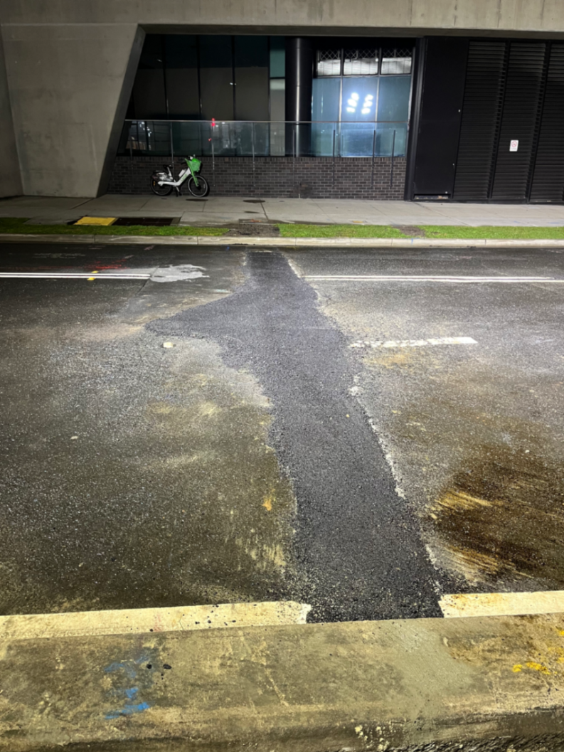 Alexandria Mandible st - fire hydrant supply repair