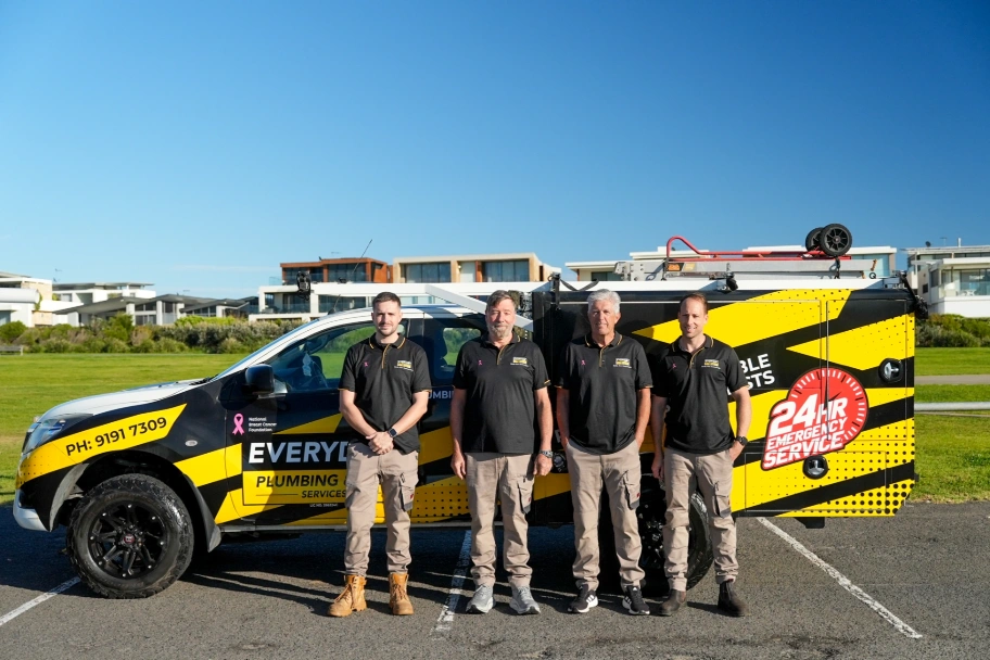 The Everyday Plumbing Team In Front Of Their Vans!