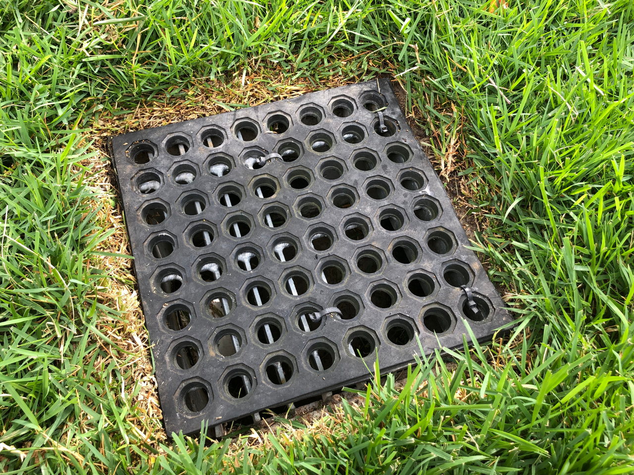 French Drain with Grate Installed in Melbourne