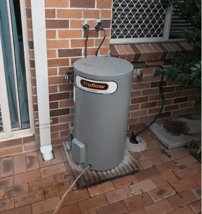 old electric hot water heater