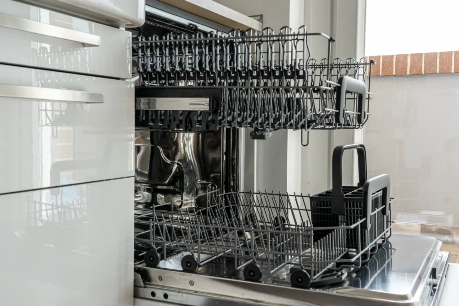 installed dishwasher