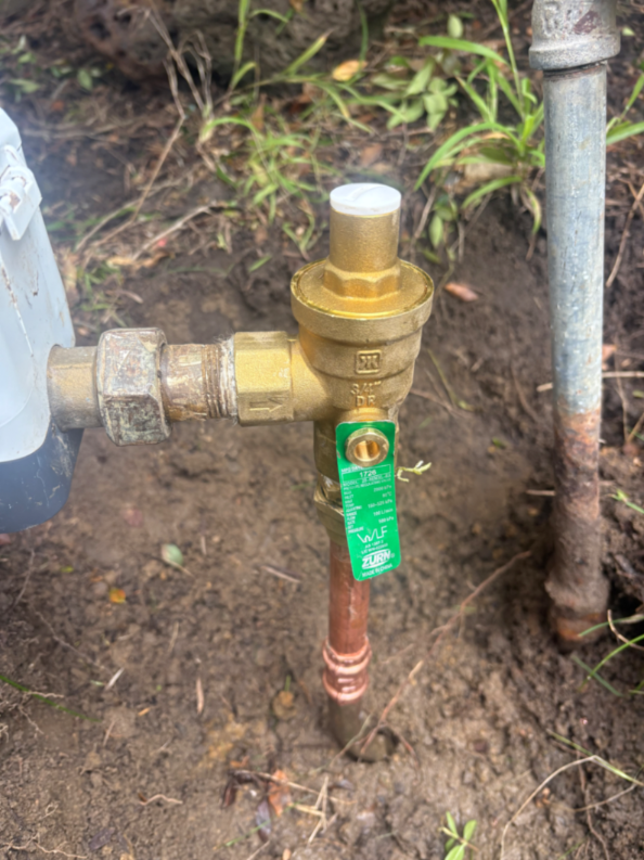Pressure reduction valve installation in Windsor