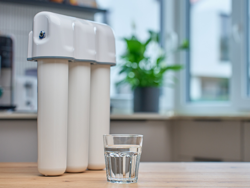 Under sink filtration system