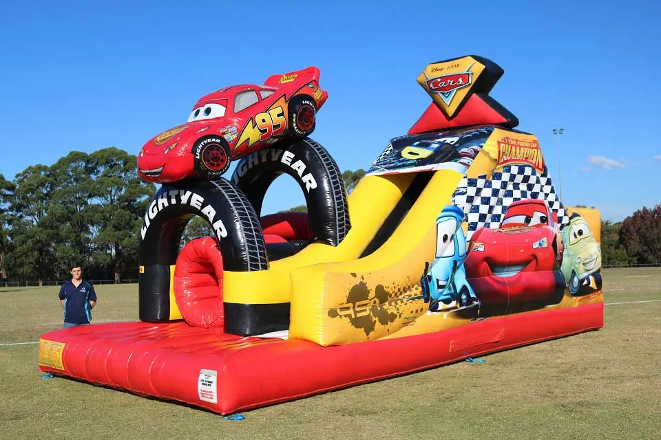 Disney Cars Obstacle Jumping Castle