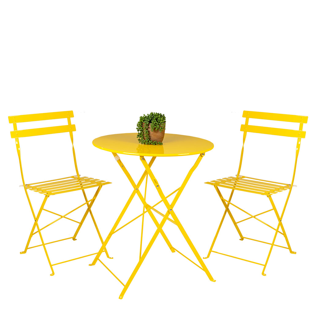 Cafe Table Yellow