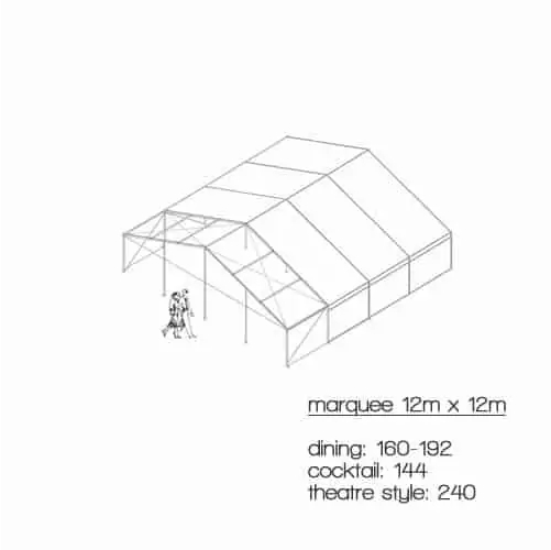 Marquees 12m x 12m