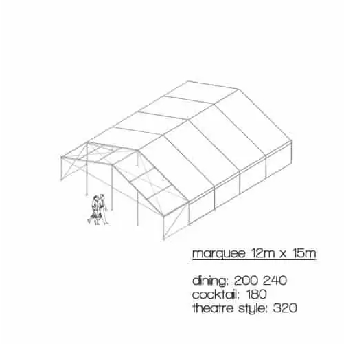 Marquees 12m x 15m