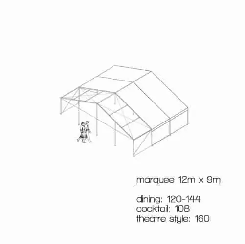 Marquees 12m x 9m
