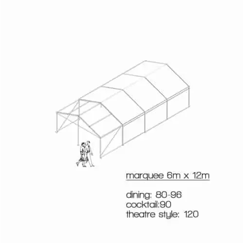 Marquees 6m x 12m