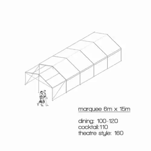 Marquees 6m x 15m