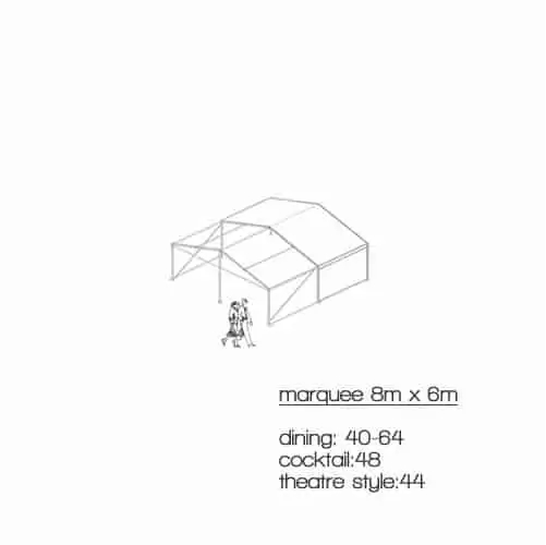 Marquees 8m x 6m