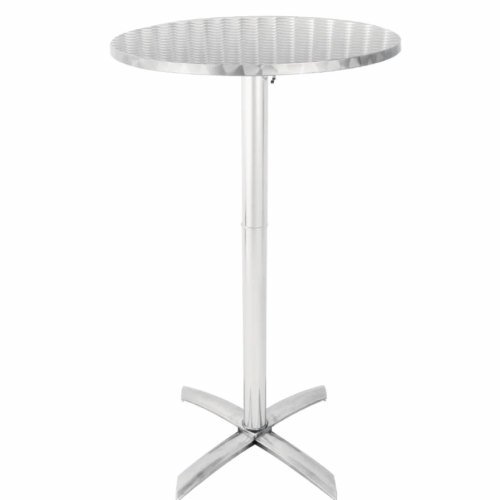 Bar table Chrome 60cm round