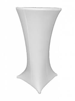 Bar table lycra sock, white