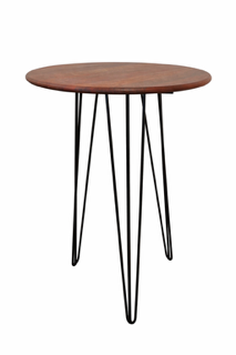 Bar table highpin timber top