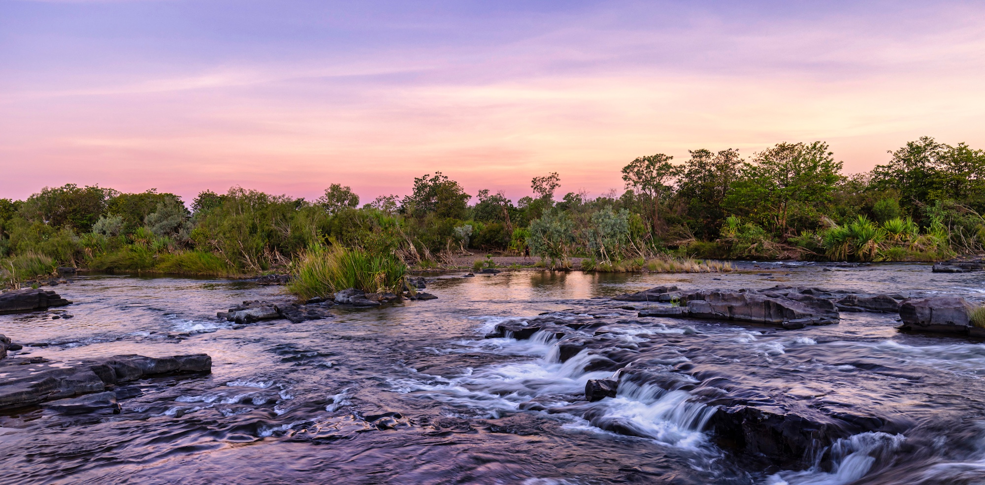 West Australian rapids sunset