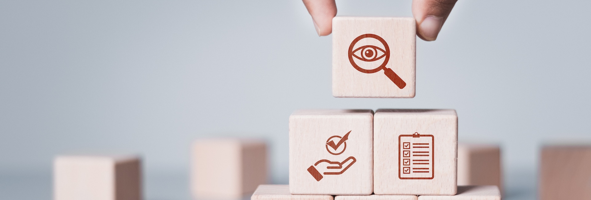 Magnifying block Tax Accounting Advisory Insight Image.
