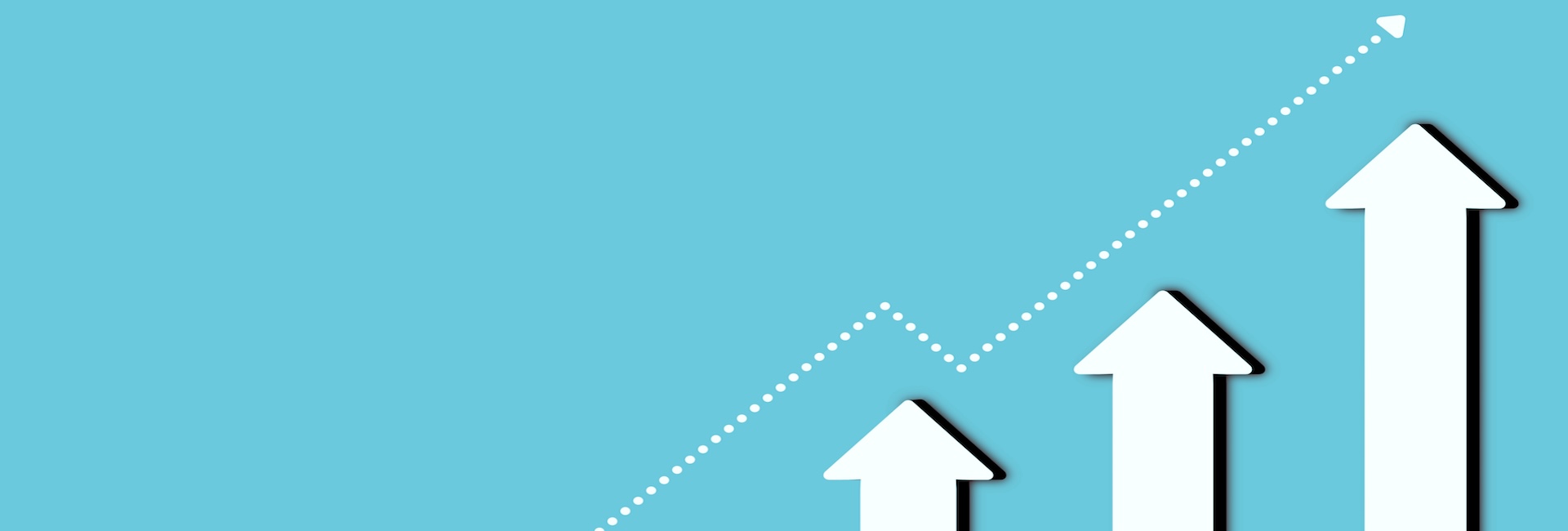 Hall Chadwick Promotions Blog Blue Arrows Showing Growth and Success