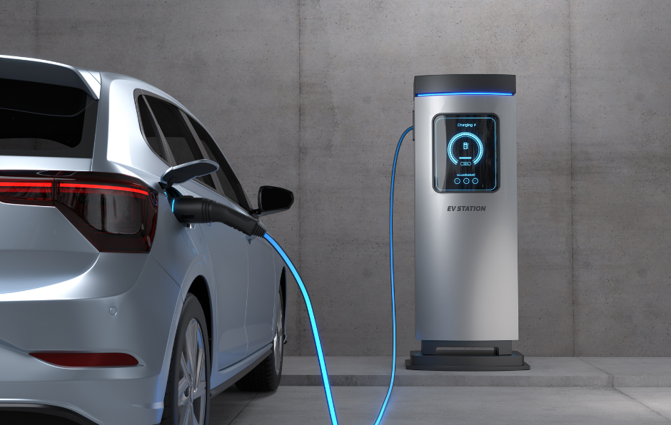 Electric vehicle charger installation at home or-office