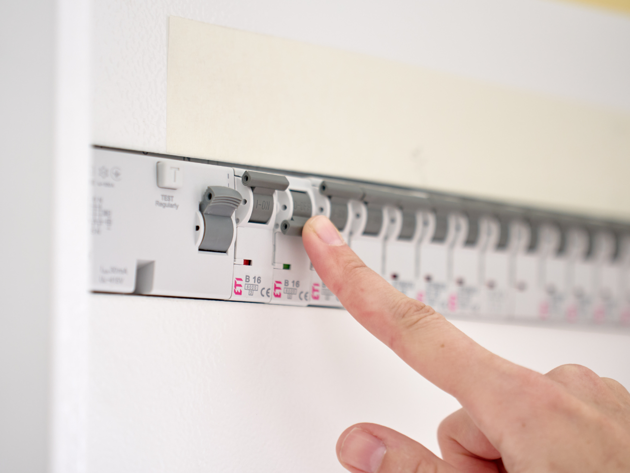 Tripped circuit breaker