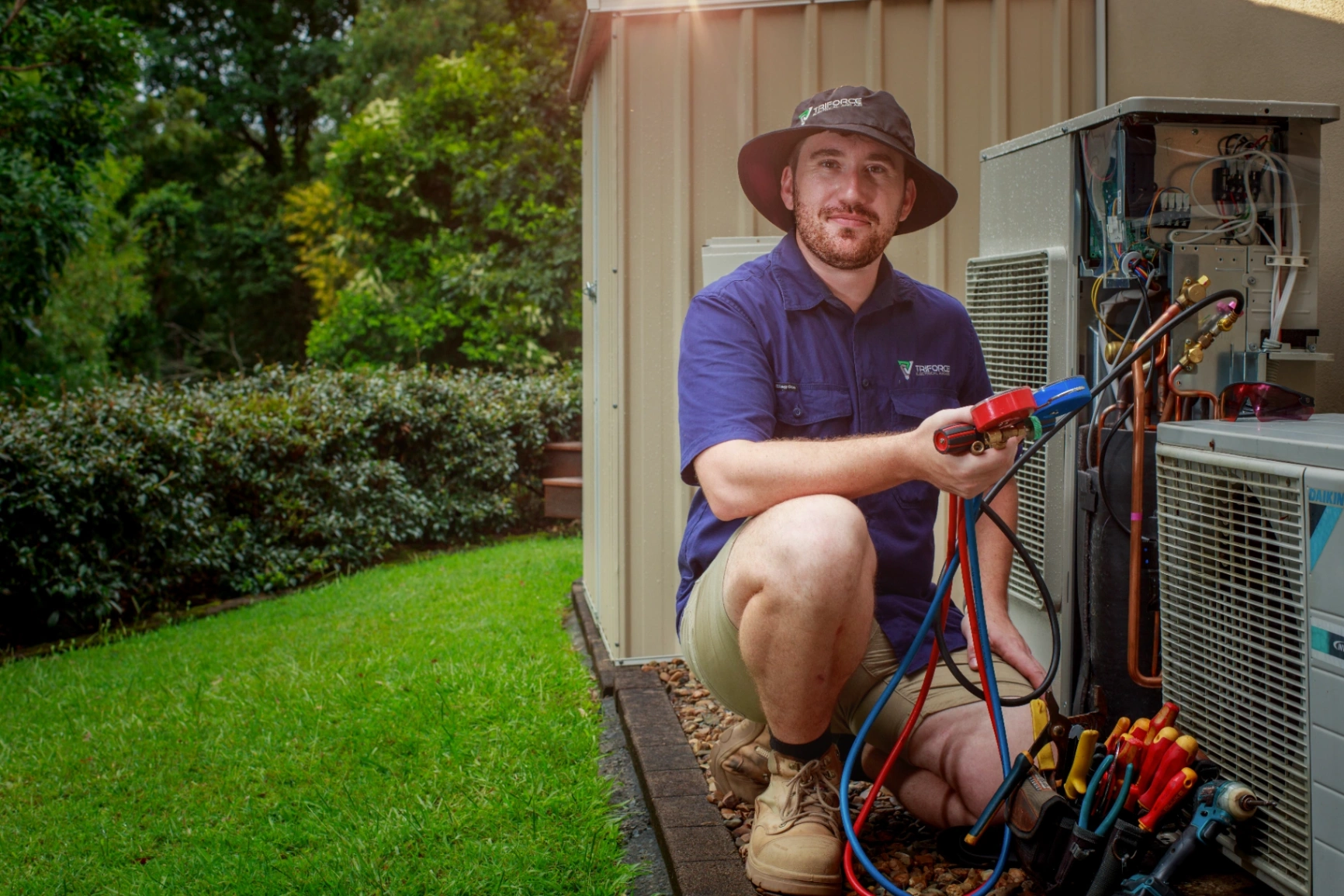 testing air con suspected to trip Power circuit