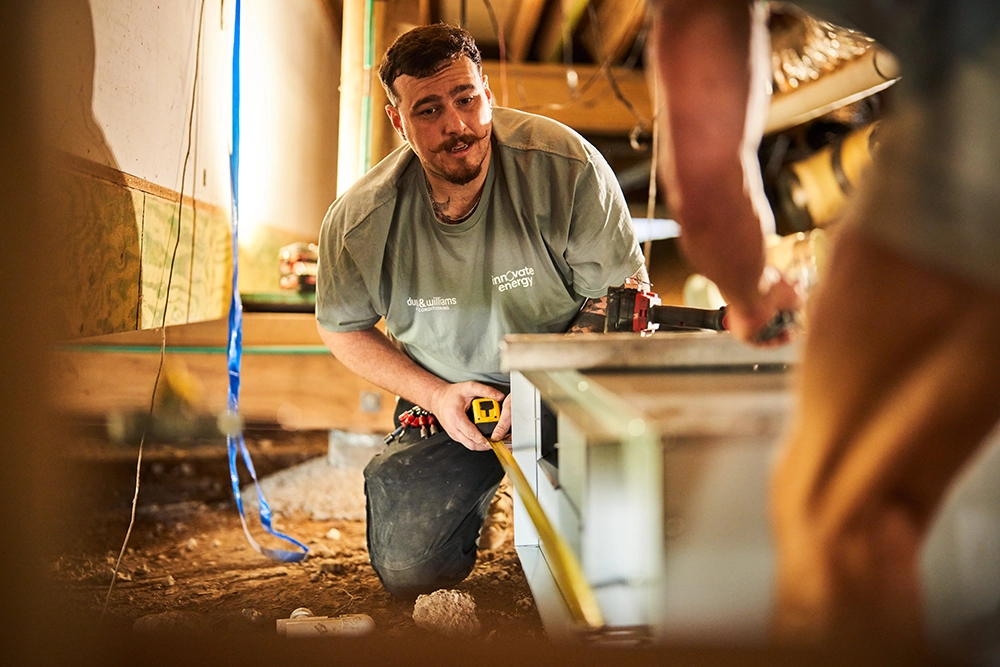 person booking a service