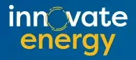 new blue and yellow Innovate Energy banner logo