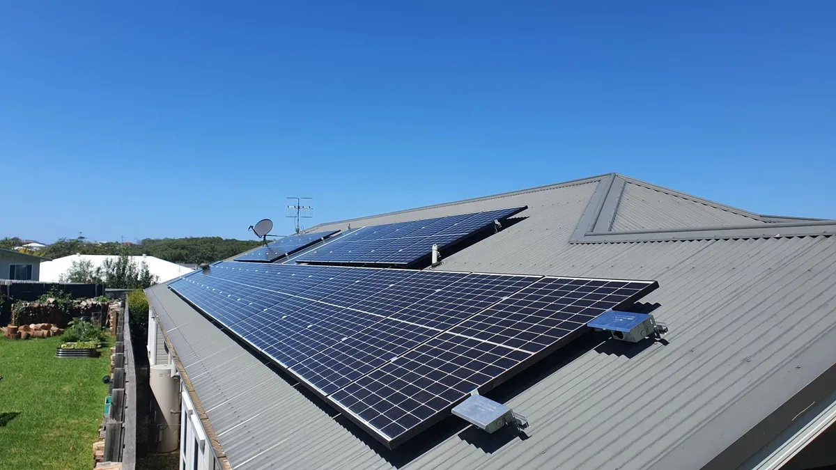 Burril Lake solar installation - March 2021