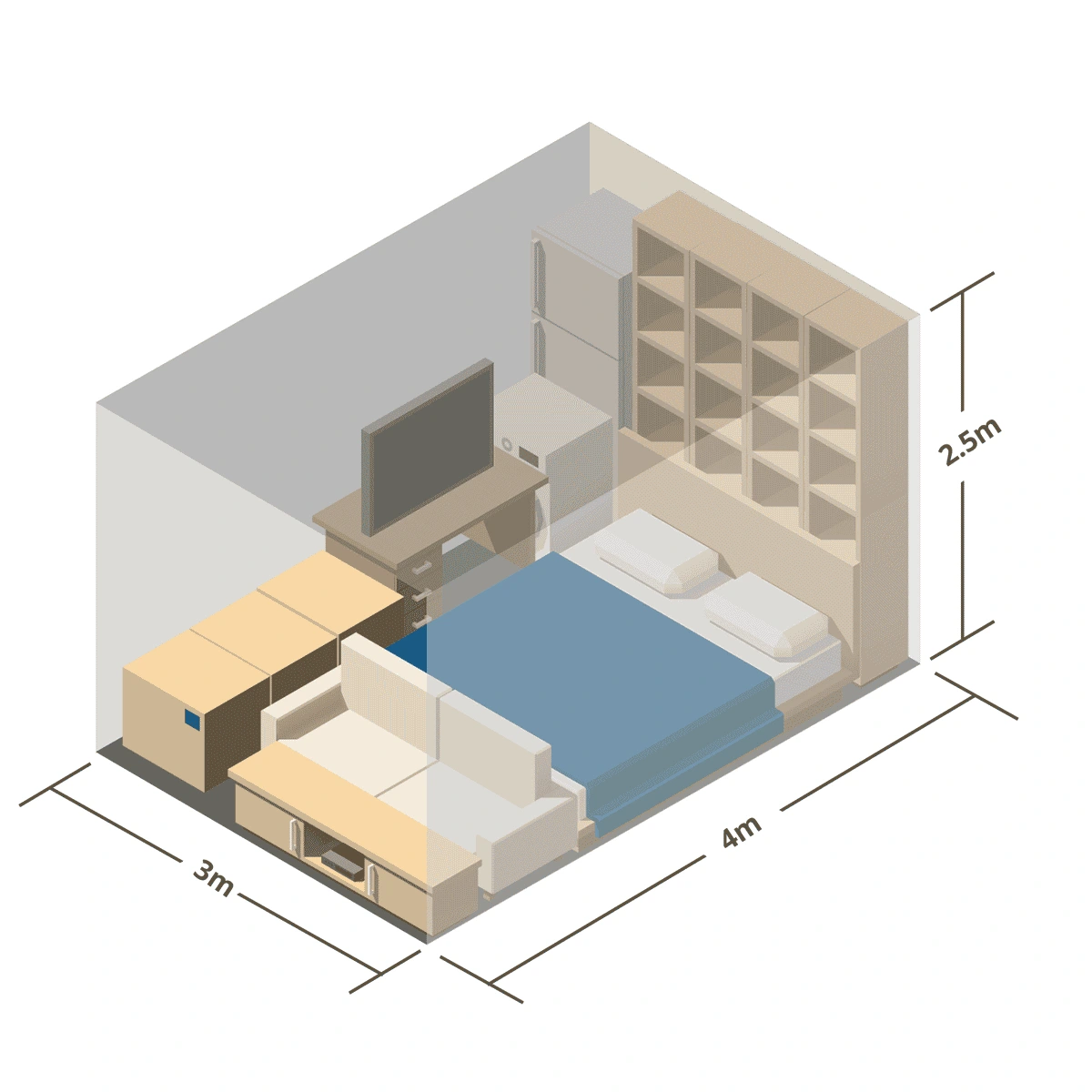 Small Car Garage (4m x 3m)