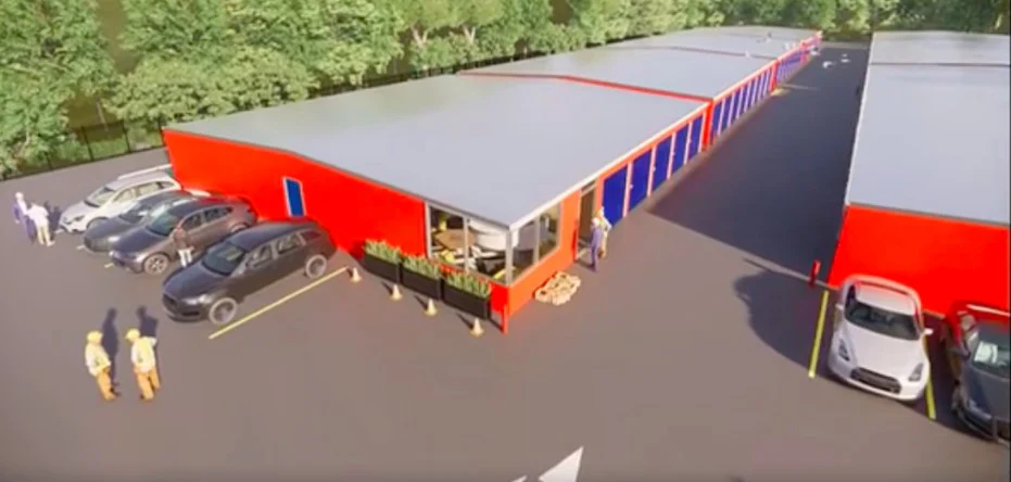 1m x 1m Storage Lockers